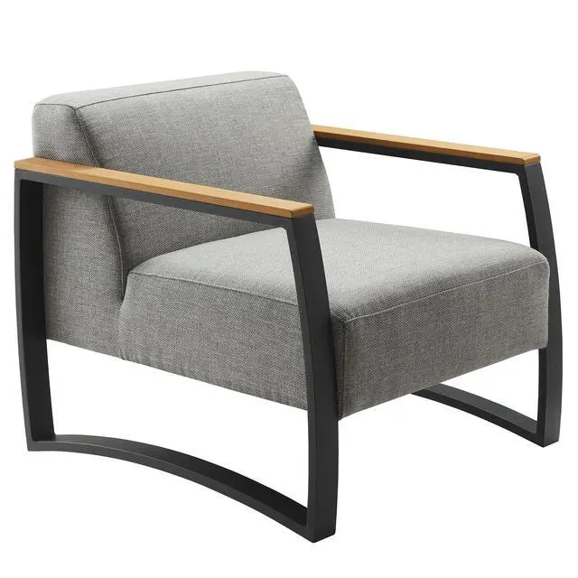 Main image of Sauve Outdoor Patio Aluminum and Fabric Armchair by Modway