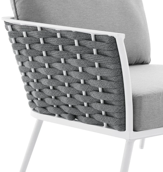 Alt view image 6 of 11 - Stance Outdoor Patio Aluminum Left-Facing Armchair