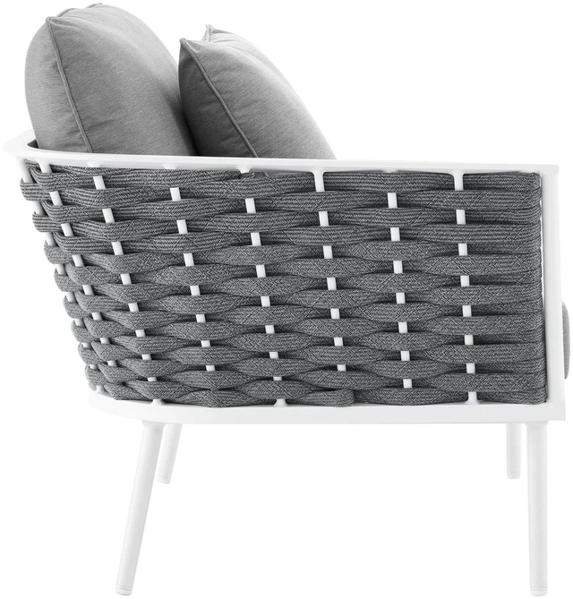 Alt view image 7 of 11 - Stance Outdoor Patio Aluminum Left-Facing Armchair