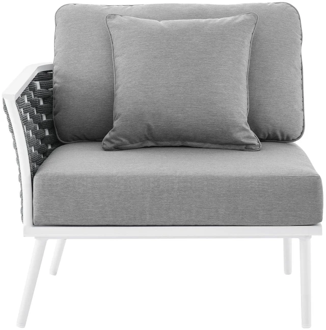 Alt view image 9 of 11 - Stance Outdoor Patio Aluminum Left-Facing Armchair