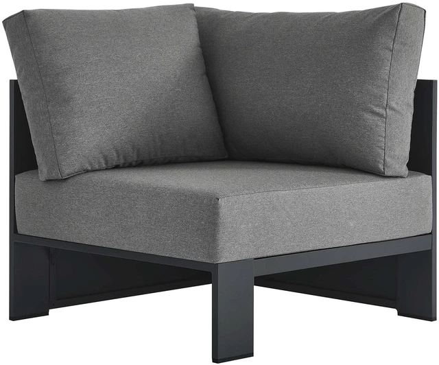 Main image of Tahoe Outdoor Patio Powder-Coated Aluminum Modular Corner Chair by Modway