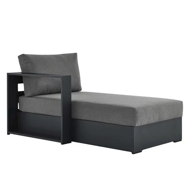 Main image of Tahoe Outdoor Patio Powder-Coated Aluminum Modular Left-Facing Chaise Lounge by Modway