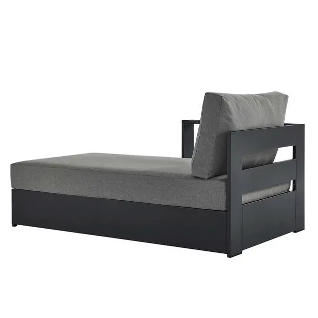 Alt view image 5 of 7 - Tahoe Outdoor Patio Powder-Coated Aluminum Modular Left-Facing Chaise Lounge by Modway