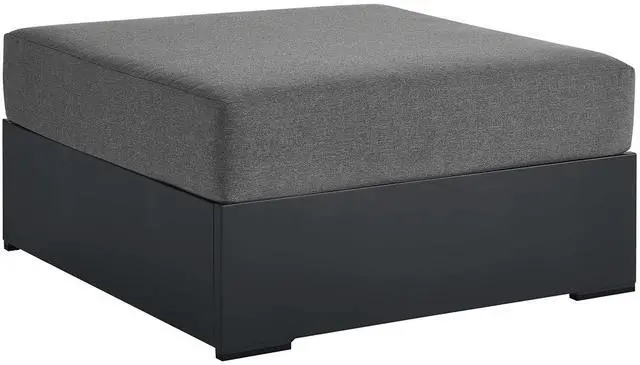 Main image of Tahoe Outdoor Patio Powder-Coated Aluminum Ottoman by Modway