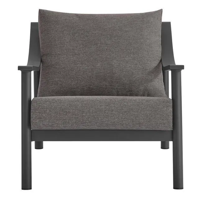 Alt view image 6 of 7 - Terrace Outdoor Patio Aluminum Accent Armchair