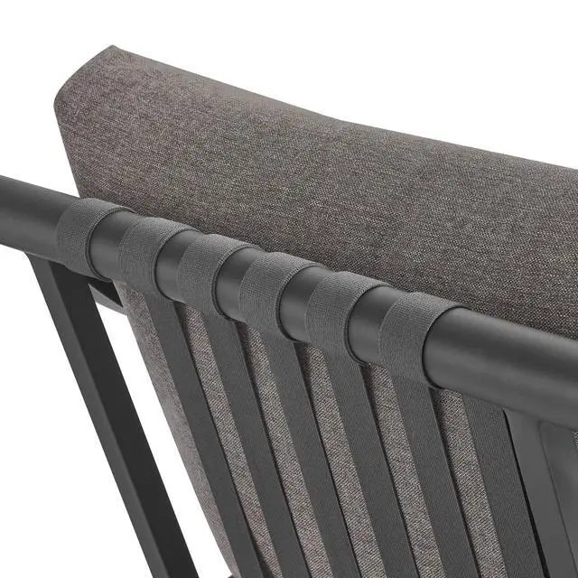 Alt view image 7 of 7 - Terrace Outdoor Patio Aluminum Accent Armchair