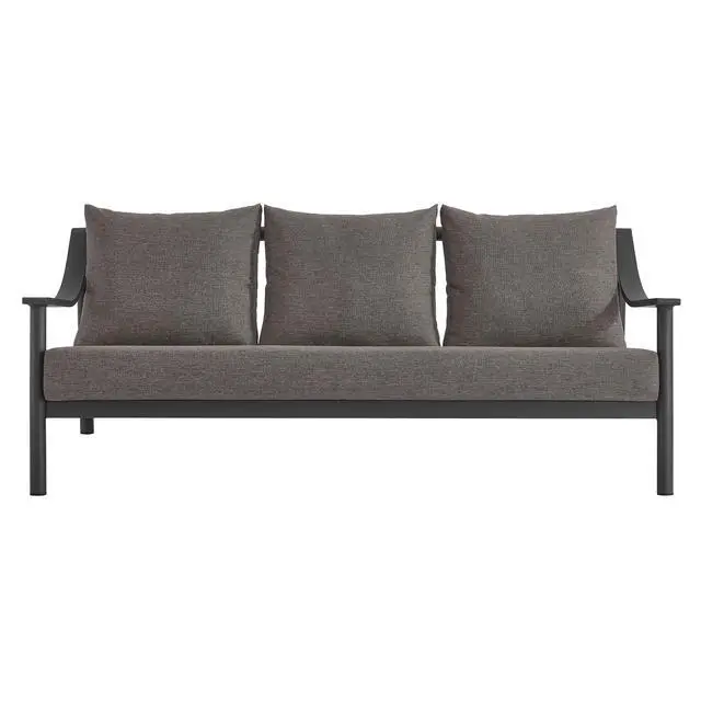 Alt view image 6 of 7 - Terrace Outdoor Patio Aluminum Sofa