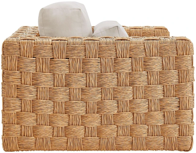 Alt view image 7 of 7 - Thames 4-Piece Outdoor Patio Wicker Outdoor Patio Rattan Furniture Set