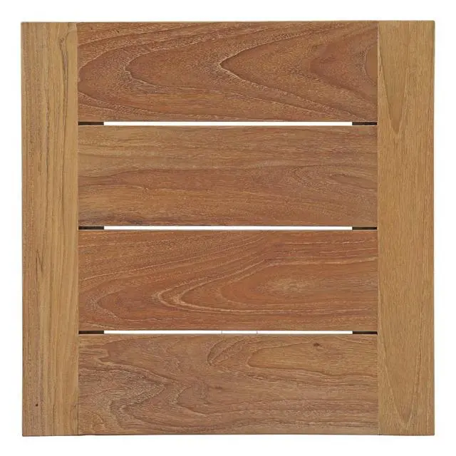 Alt view image 7 of 8 - Upland Outdoor Patio Wood Side Table - Natural