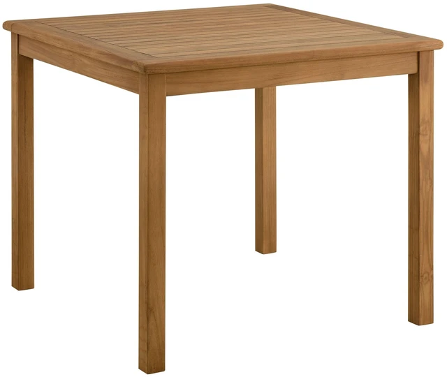 Alt view image 6 of 7 - Vienna 3-Piece Outdoor Patio Teak and Rope Dining Set with Armchairs and Armless Chairs