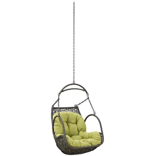 Alt view image 7 of 10 - Arbor Outdoor Patio Swing Chair Without Stand - Orange