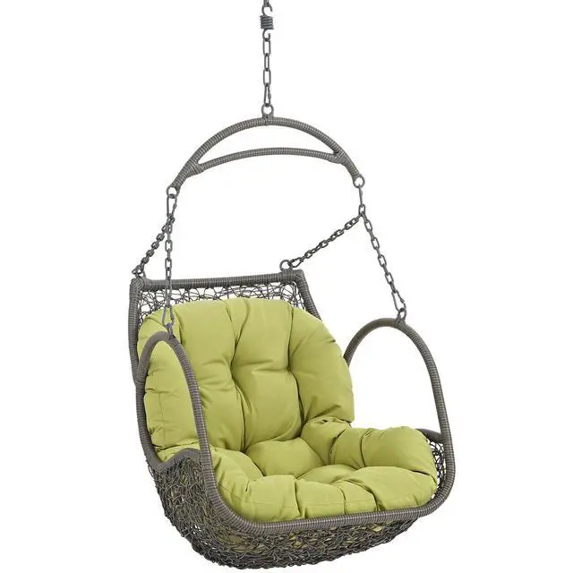 Alt view image 8 of 10 - Arbor Outdoor Patio Swing Chair Without Stand - Orange