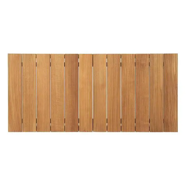Alt view image 7 of 8 - Bayport Outdoor Patio Teak Coffee Table - Natural
