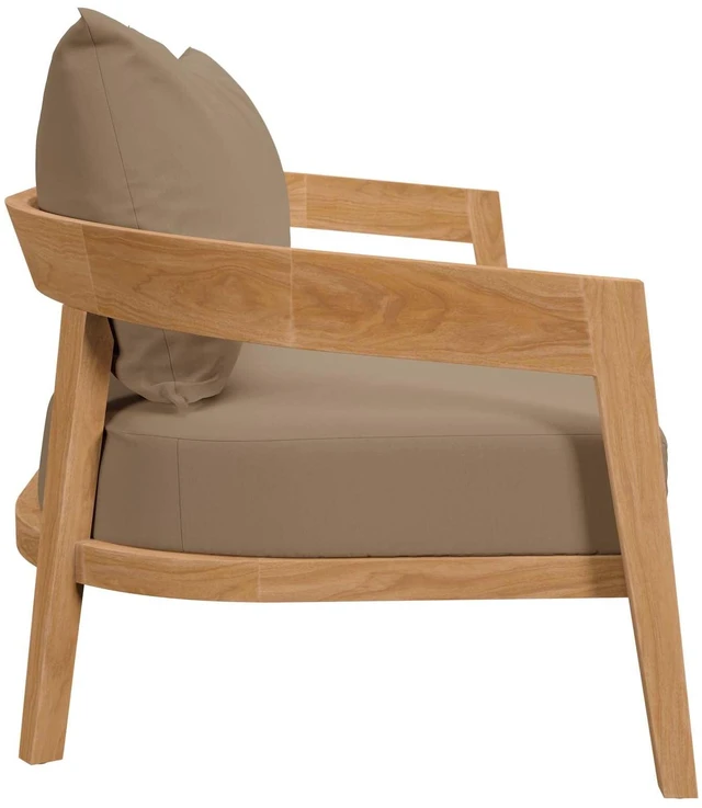 Alt view image 9 of 13 - Brisbane 3-Piece Teak Wood Outdoor Patio Outdoor Patio Set