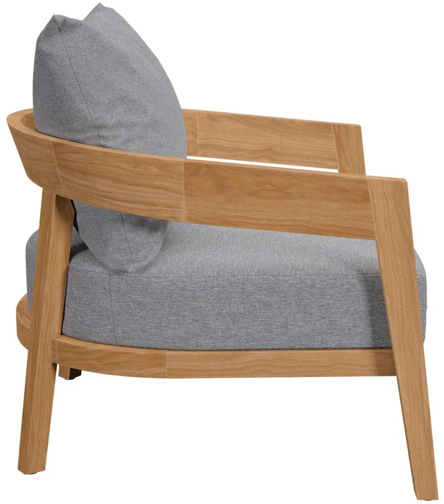 Alt view image 9 of 13 - Brisbane 3-Piece Teak Wood Outdoor Patio Outdoor Patio Set