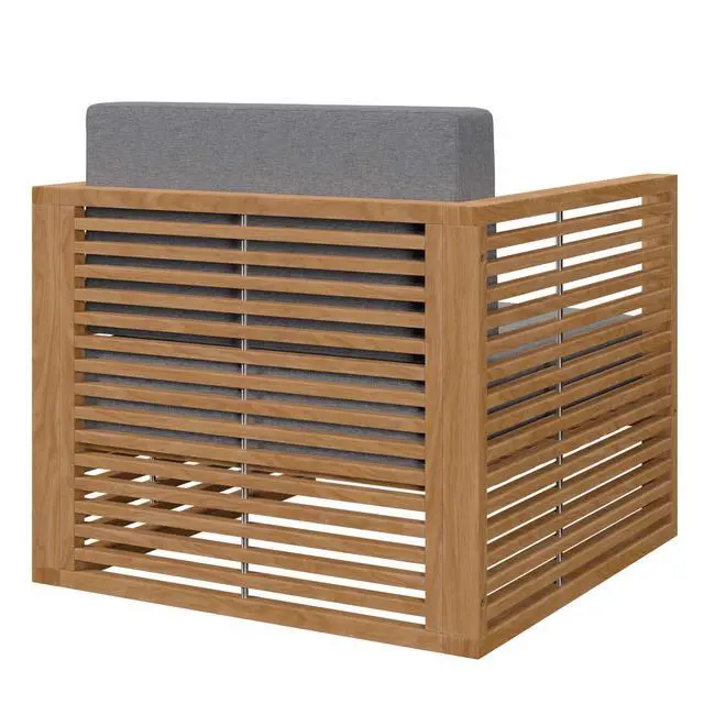 Alt view image 10 of 13 - Carlsbad 3-Piece Teak Wood Outdoor Patio Outdoor Patio Set