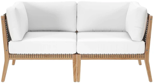 Main image of Clearwater Outdoor Patio Teak Wood Loveseat