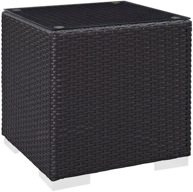 Alt view image 4 of 6 - Convene Outdoor Patio Side Table - Espresso