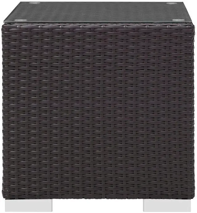 Alt view image 5 of 6 - Convene Outdoor Patio Side Table - Espresso