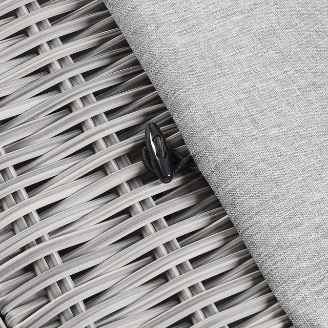 Alt view image 9 of 11 - Conway Outdoor Patio Wicker Rattan Ottoman