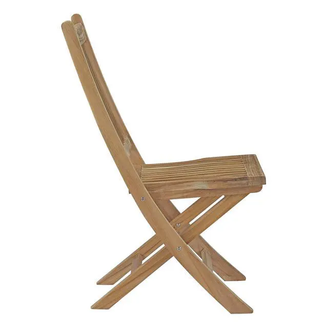 Alt view image 9 of 13 - Marina 11 Piece Outdoor Patio Teak Outdoor Dining Set - Natural