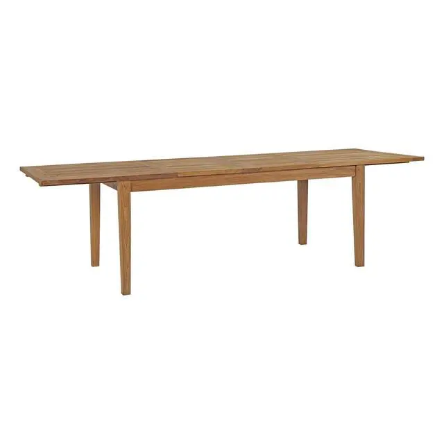 Alt view image 13 of 13 - Marina 11 Piece Outdoor Patio Teak Outdoor Dining Set - Natural