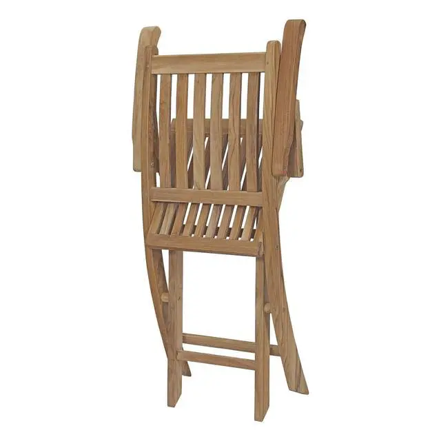 Alt view image 11 of 13 - Marina 7 Piece Outdoor Patio Teak Outdoor Dining Set - Natural