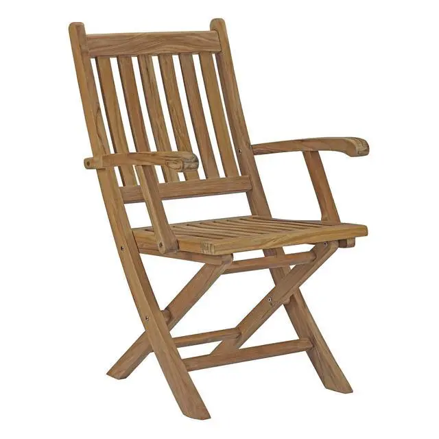 Alt view image 8 of 13 - Marina 7 Piece Outdoor Patio Teak Outdoor Dining Set - Natural
