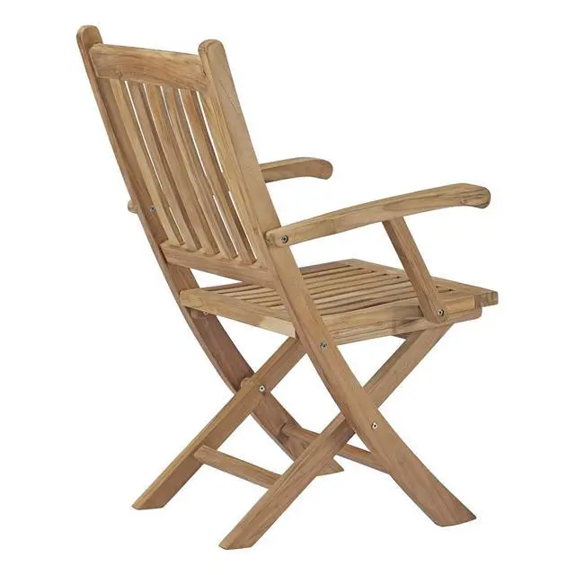Alt view image 9 of 13 - Marina 7 Piece Outdoor Patio Teak Outdoor Dining Set - Natural