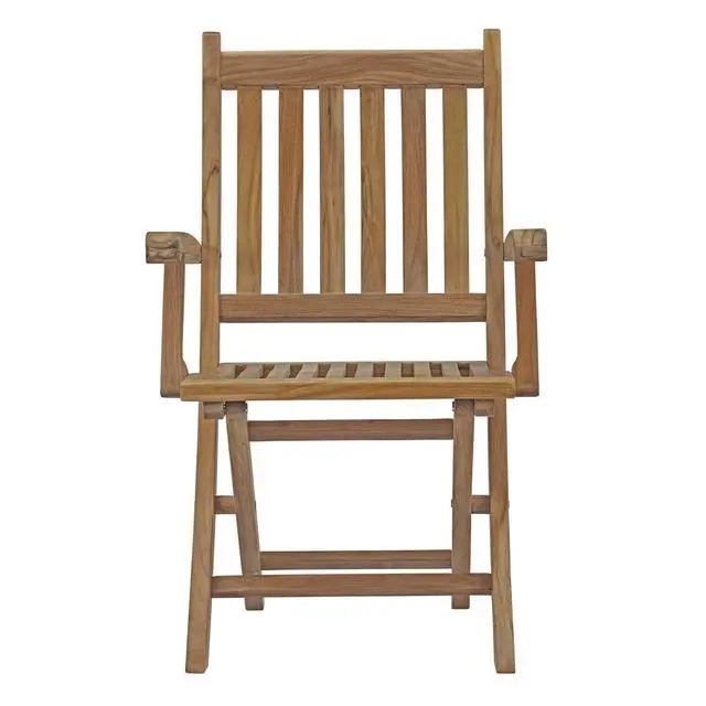 Alt view image 10 of 13 - Marina 7 Piece Outdoor Patio Teak Outdoor Dining Set - Natural