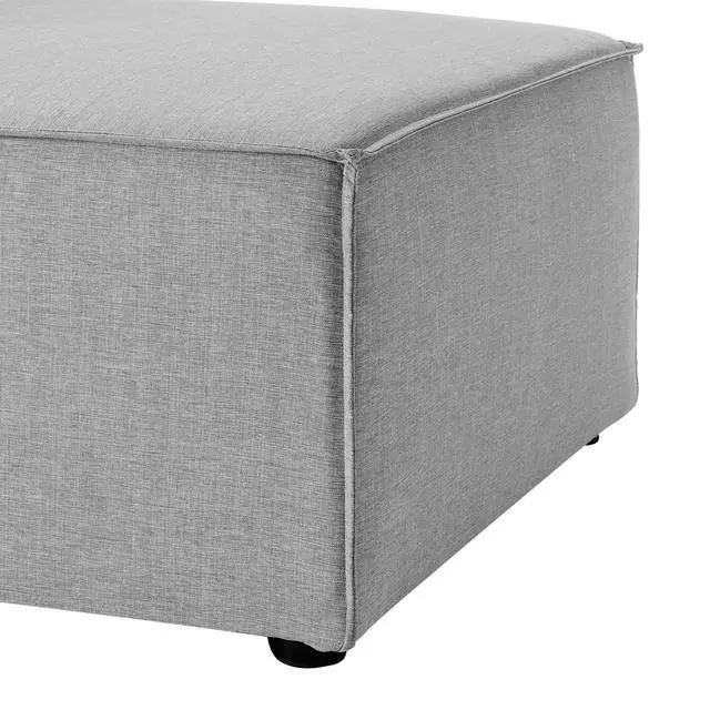 Alt view image 11 of 13 - Saybrook Outdoor Patio Upholstered Sectional Sofa Armless Chair White