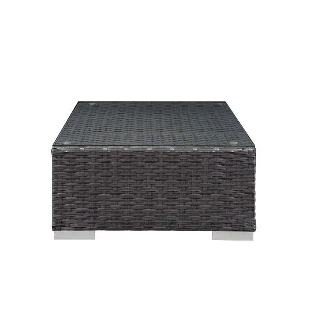 Alt view image 10 of 10 - Sojourn Outdoor Patio Sunbrella Ottoman - Canvas Antique Beige