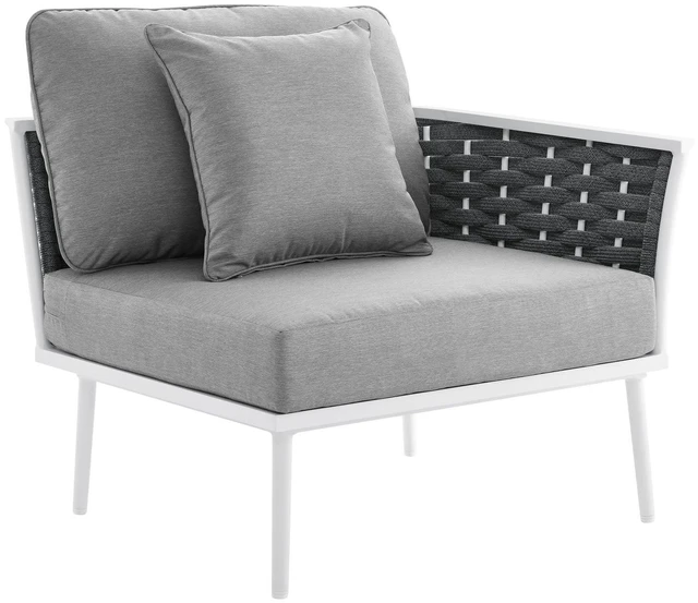 Alt view image 5 of 11 - Stance Outdoor Patio Aluminum Right-Facing Armchair