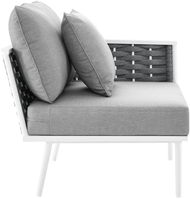Alt view image 6 of 11 - Stance Outdoor Patio Aluminum Right-Facing Armchair