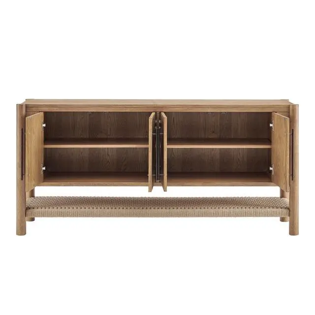 Alt view image 6 of 7 - Taschen 4-Door Wood Sideboard Cabinet by Modway