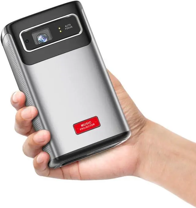 Main image of GTBOX Mini DLP Projector 200 ANSI HD Video/Android 9.0 2GB + 32GB/Touchpad/TOF Autofocus/Wired and Wireless Same Screen/3D DLP /8000mAh Battery/Built-in 10W Speaker/Built-in App Store/storage box