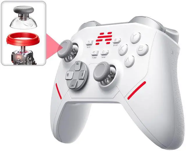 Alt view image 2 of 7 - BEITONG Kunpeng 20 Smart Control Wireless Game Controller Xbox Mechanical Button Computer Pc Cell Phone Tv
