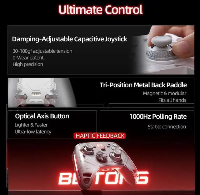 Alt view image 4 of 7 - BEITONG KunPeng 70 Smart AI Flagship Gaming Controller