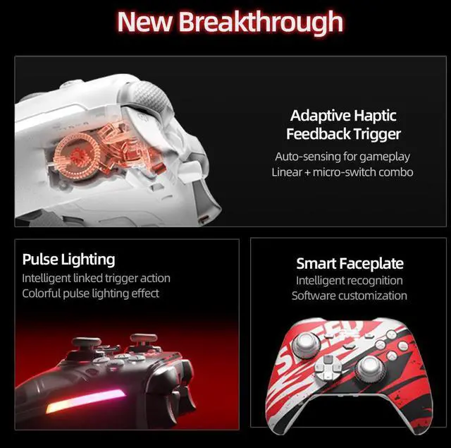 Alt view image 3 of 7 - BEITONG KunPeng 70 Smart AI Flagship Gaming Controller