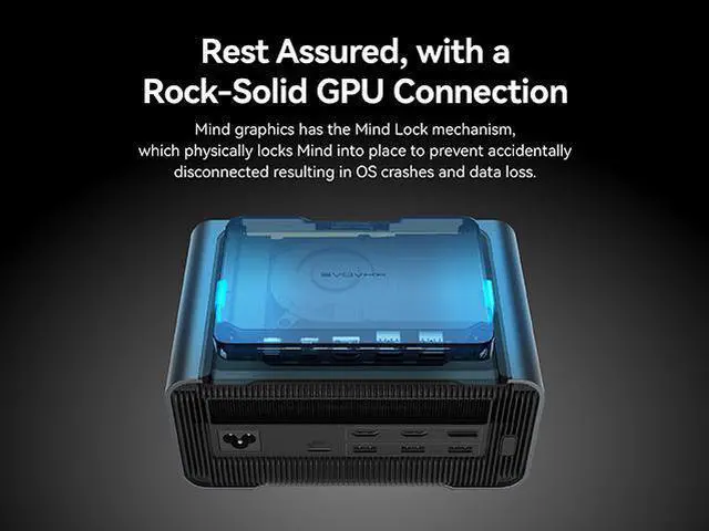 Alt view image 6 of 6 - Khadas Mind Graphics Card RTX 4060 Ti Desktop GPU, 16GB GDDR6, External GPU Docking Station with Speakers for Laptop/Mini PC, PCIe 4.0 128GT/s, HDMI 2.1ax2, USB4x1, support 8K Display via Thunderbolt4