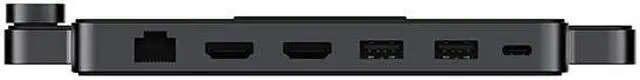 Alt view image 3 of 7 - Khadas Mind Dock for Mind Expansion Module, Built-in Audio System, Fingerprint Scanner, 9 Additional I/O Ports, Support Four 4K/60Hz Displays Mini Computer Built-in SD Card Reader for Swift
