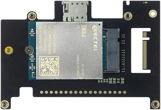 Alt view image 4 of 7 - Khadas M2X WWAN Extension Board with M.2 slot for adding a 4G/5G LTE module Support Nano-SIM Card Slot/18-Pin GPIO Header/4G/5G Active LED