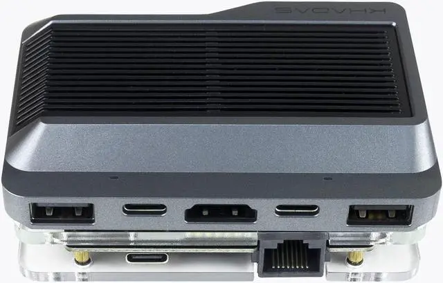 Alt view image 5 of 7 - Khadas Edge2 Station Extension Board for Edge2 Single Board Computer with 10/100M Ethernet Port, USB-C Port, 3.5mm Headphone Jack, UART for Debugging and External Audio DAC