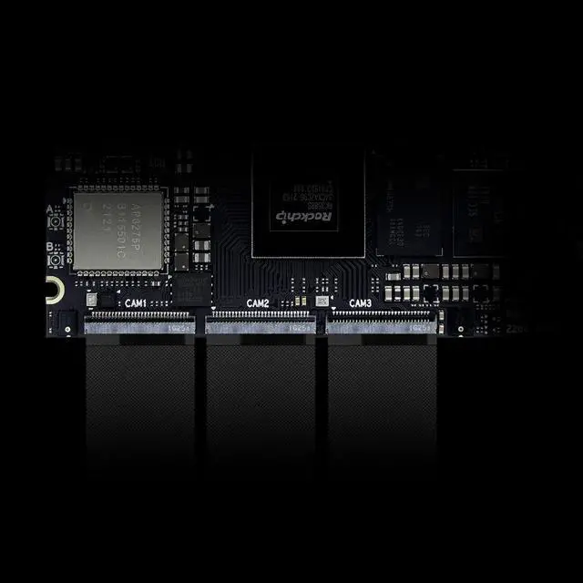 Alt view image 4 of 4 - Khadas Mini ARM PC Desktop Computer RK3588S SoC 8core CPU and 4core GPU,6 Tops NPU,Small Portable Compact Desktop Computer 16GB RAM+64GB 8K HD Display&Decoder, 4K UI & Wi-Fi 6, BT 5.0