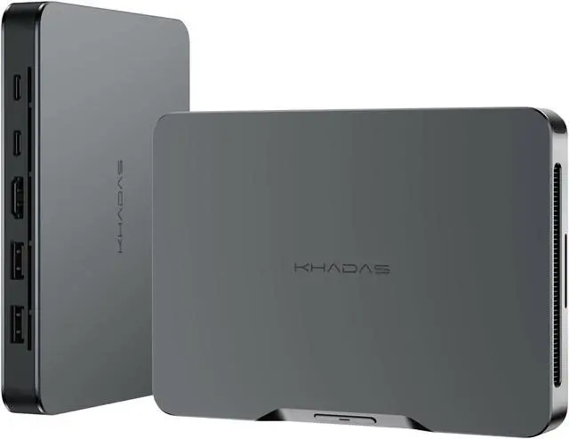 Main image of Khadas Mind 1 Mini PC, Intel Core i7-1360P 5.0GHz Micro Desktop Computer with 5.55Wh Standby Battery, 32GB LPDDR5, 1TB PCIe 4.0 SSD, WiFi 6E, BT5.3, Portable Computer for Business Home Office