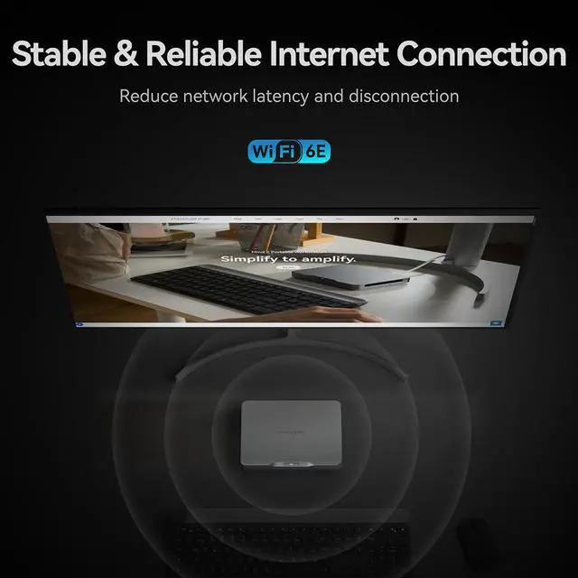 Alt view image 7 of 7 - Khadas Mind 2 AI Mini PC Intel Ultra 7 155H with 5.55Wh Standby Battery, ThunderBolt4, USB4, 64GB LPDDR5 RAM, 2TB PCIe 4.0 SSD, WiFi 6E, BT5.3, Portable Computer for Business Home, Silver