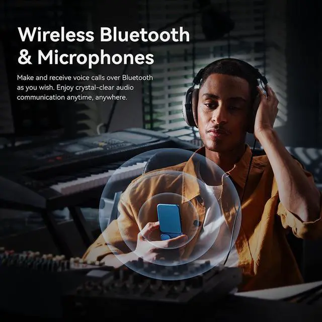Alt view image 7 of 7 - Khadas Tea Portable Headphone Bluetooth Amplifier,HiFi Hi-Res DAC USB Bluetooth 5.0, LDAC/aptX HD, PCM, DSD, MQA 32bit/384KHz ESS ES9281ACPro Qualcomm QCC5125
