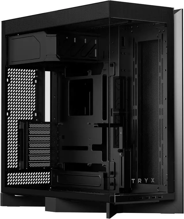 Main image of TRYX LUCA L70 E-ATX PC Case Narrow Bezel ATX Case High Modularity Panoramic Glass Panels 6000-Series Anodized Aluminum Frame Mid Tower PC Case 420mm Radiator Support USB 3.2 Type-C I/O Panel