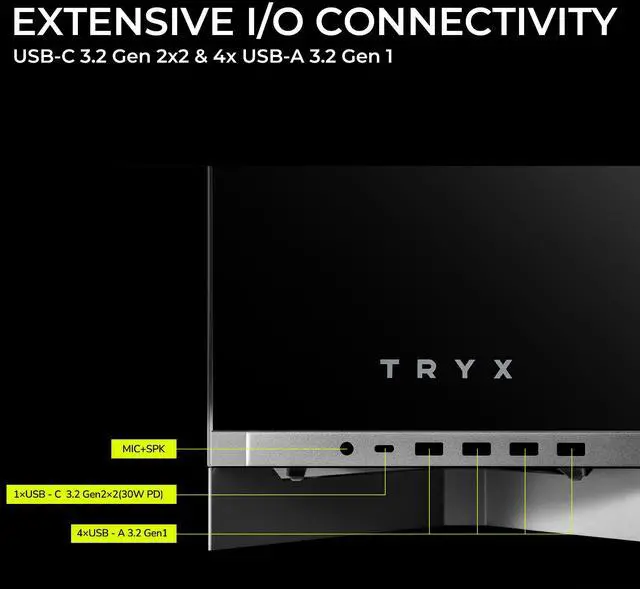 Alt view image 6 of 7 - TRYX LUCA L70 ATX Case White