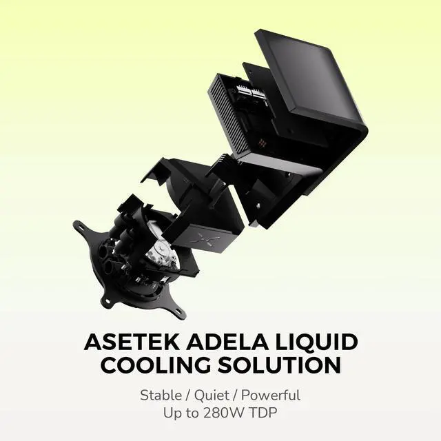 Alt view image 5 of 7 - TRYX Panorama SE 360 ARGB 360mm AIO Rotatable 6.67'' AMOLED Curved Screen 3D Anamorphic Effect Customizable AIO Cooler 360mm Asetek Adela 280w TDP ARGB Fan Intel LGA 1851/1700/1200/115X AMD AM5/AM4